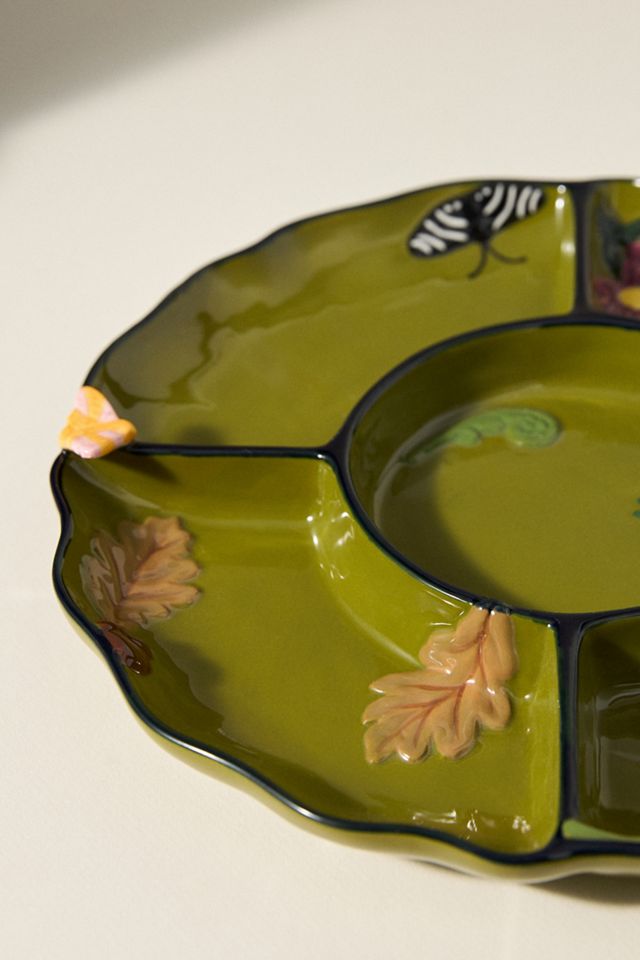 The Faye Icon Stoneware Crudité Plate #2