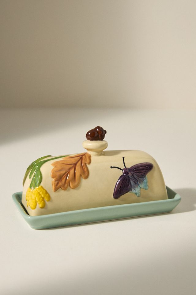 The Faye Icon Stoneware Butter Dish #1