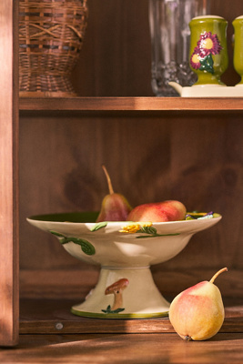 The Faye Icon Stoneware Pedestal Bowl product page