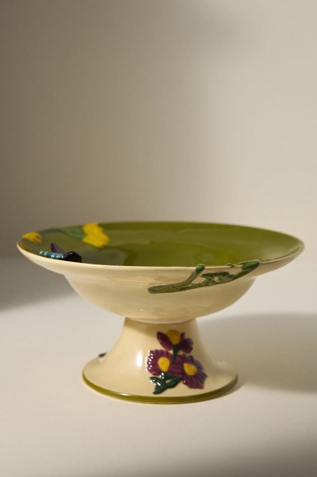 The Faye Icon Stoneware Pedestal Bowl #2