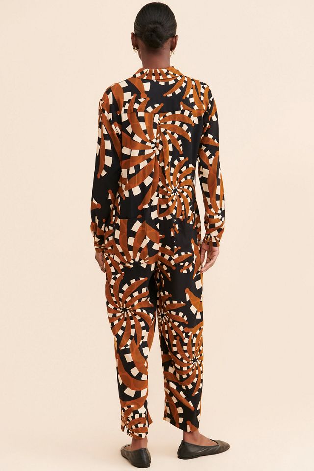 FARM Rio Mixed Banana Jumpsuit #1