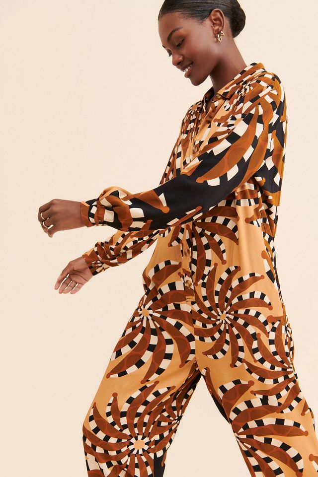 FARM Rio Mixed Banana Jumpsuit #2