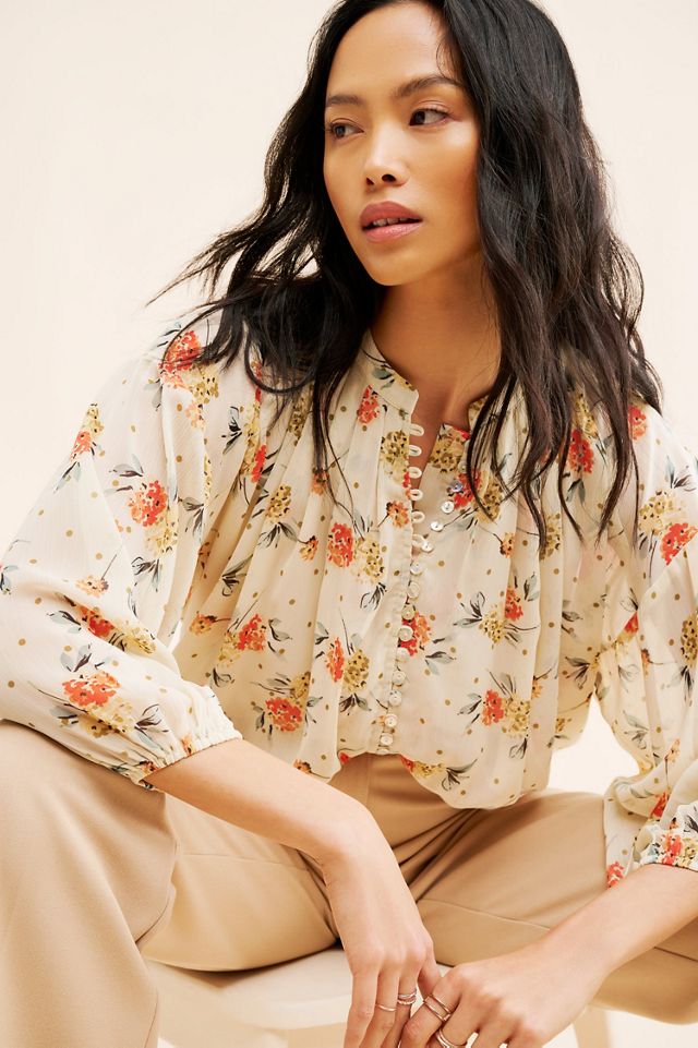 Dress Forum Floral Buttoned Blouse #2