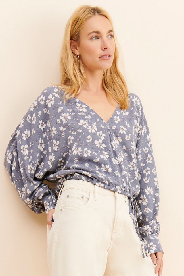Dress Forum Floral Surplice Top #2