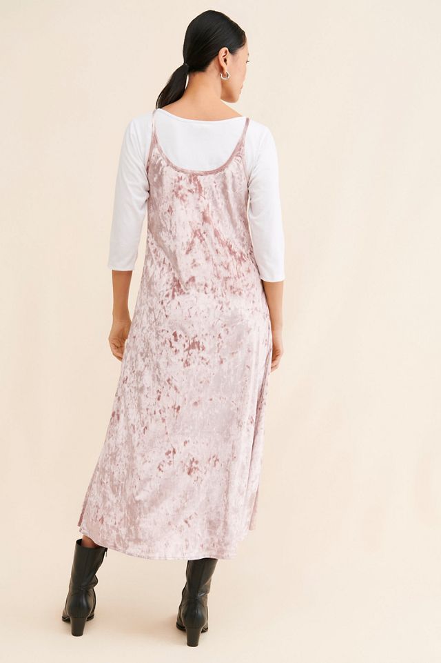 Samant Chauhan Metallic Velvet Twofer Dress #2