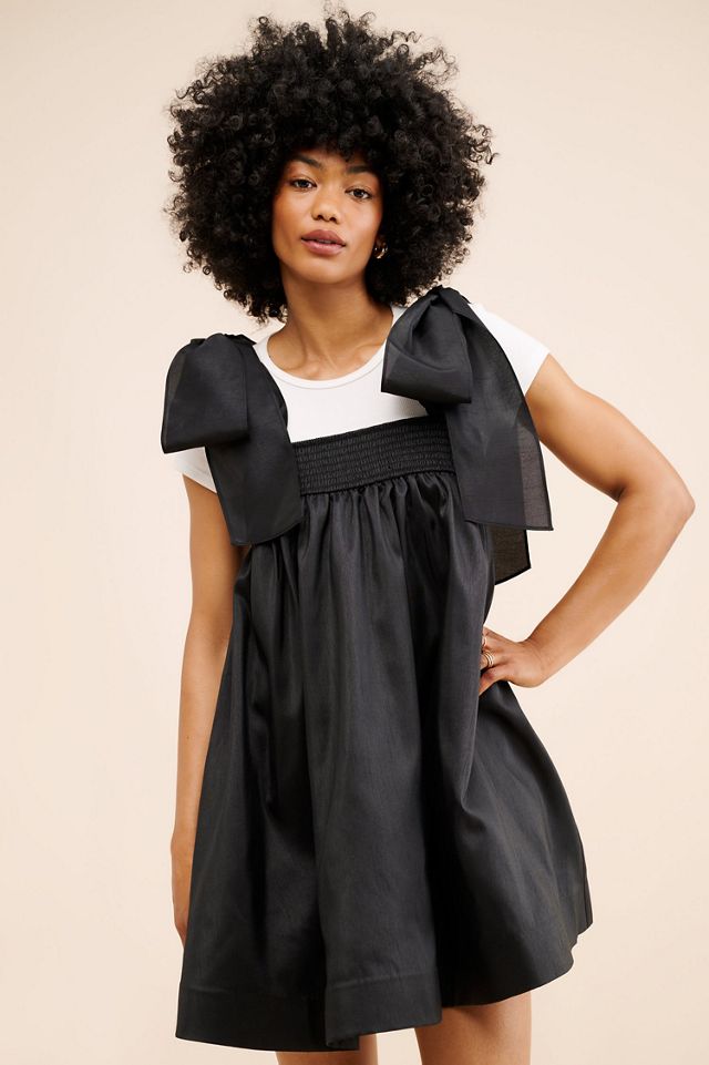 Hutch Solid Tie Strap Mini Dress #2