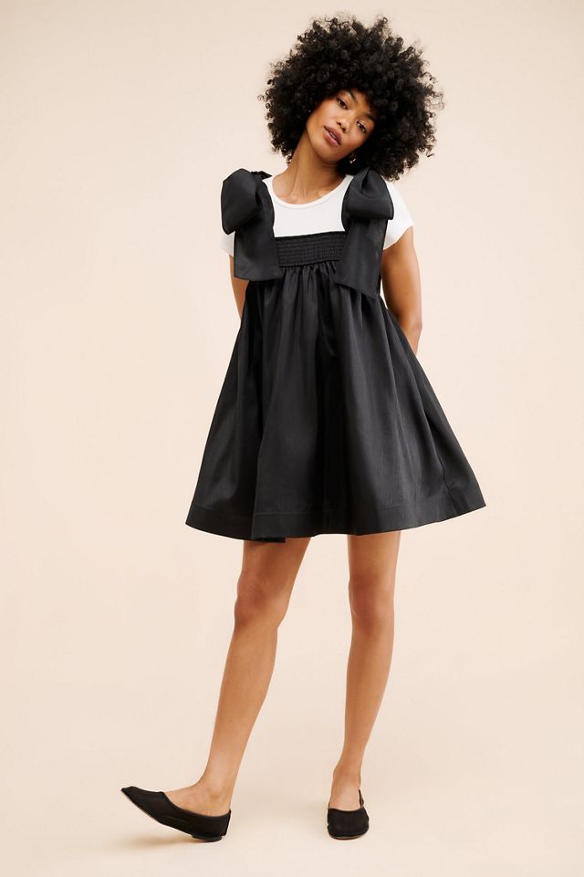 Hutch Solid Tie Strap Mini Dress #3