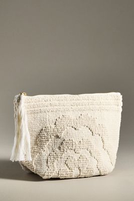 Celandine Trellis Cotton Cosmetic Bag