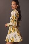 BHLDN Kali Long Sleeve Linen Fit & Flare Dress