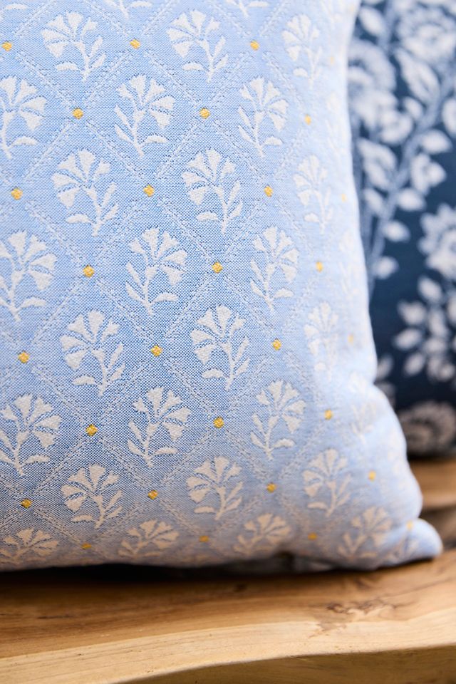Floral Diamond Outdoor Pillow #1