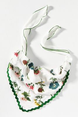 Embroidered Floral Hair Scarf product page