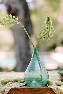 Recycled Glass Vase, Sea
