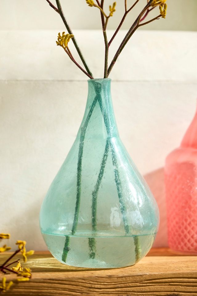 Recycled Glass Vase, Sea #1