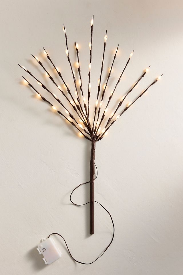 LED Pussy Willow Branch Light