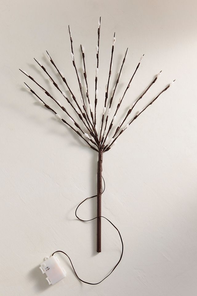 LED Pussy Willow Branch Light