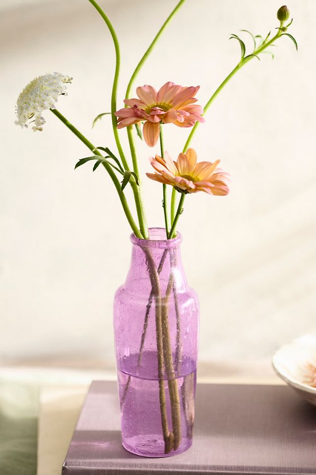 Pastel Recycled Glass Bud Vases, Set of 3 #1