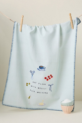 Hollie Startup Got Plans With Myself Dish Towel
