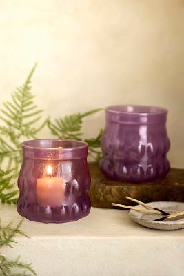 ANTHROPOLOGIE RECYCLED GLASS VOTIVES 