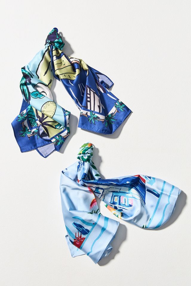 Nautical Hair Scarves, Set of 2 #2