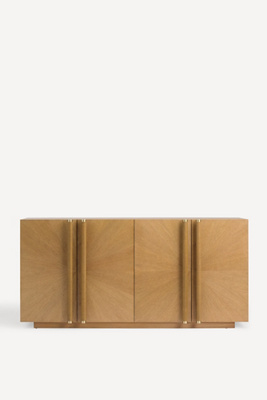 Anthropologie Hugo Oak 69" Sideboard In Brown