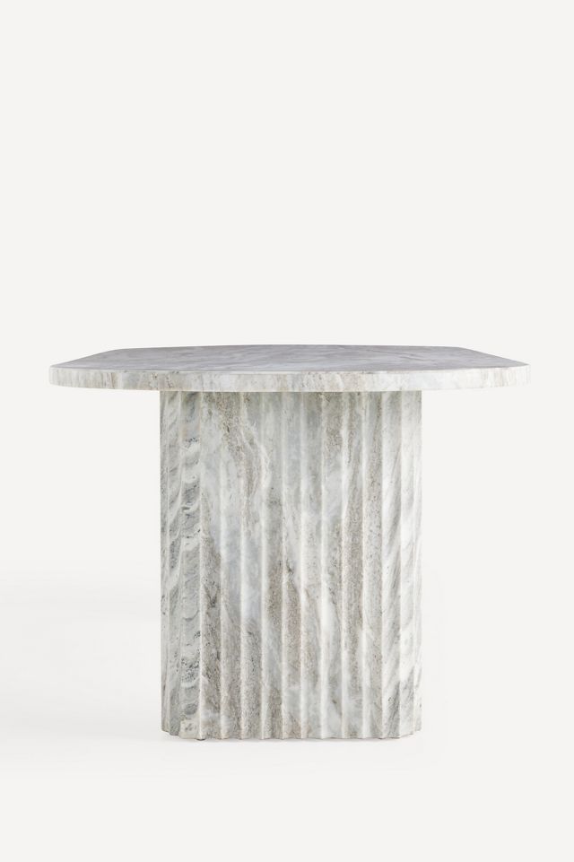 Jolie Oval 90" Marble Dining Table #2
