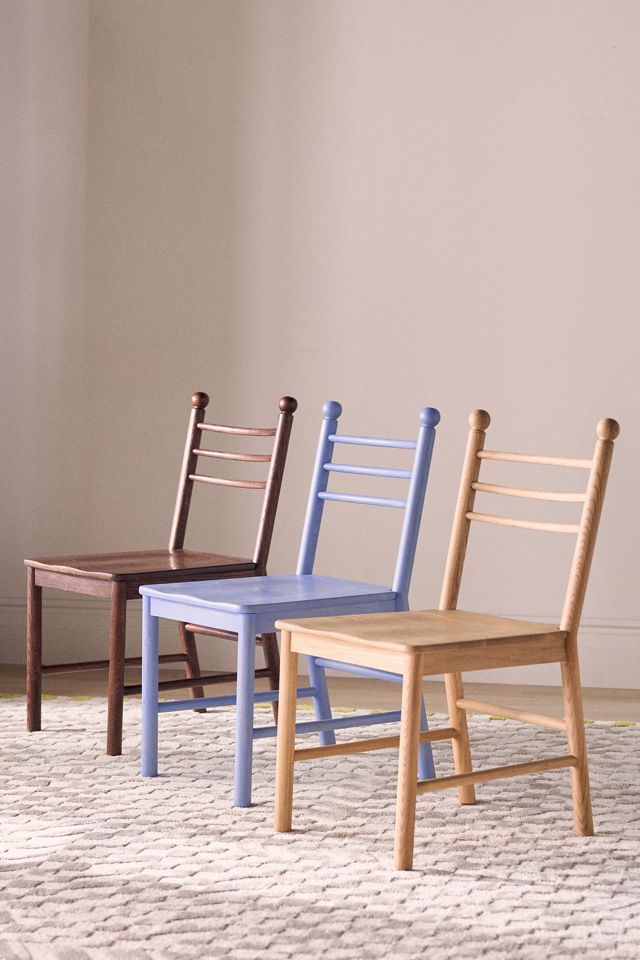 Roma Oak Wood Dining Chair #8