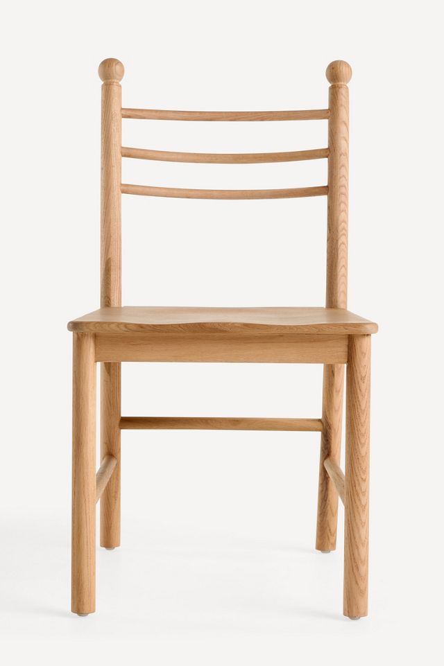 Roma Oak Wood Dining Chair #1