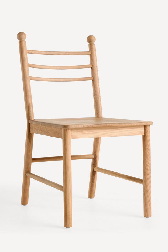 Roma Oak Wood Dining Chair #2