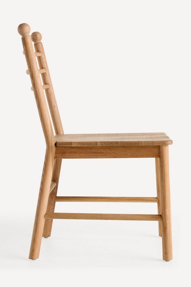 Roma Oak Wood Dining Chair #3