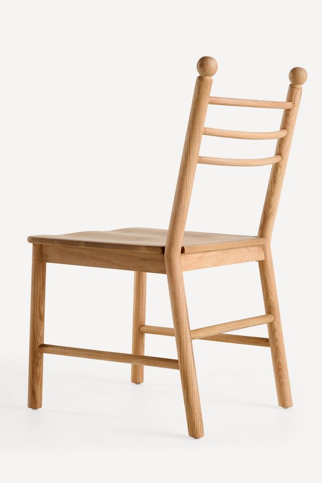 Roma Oak Wood Dining Chair #4