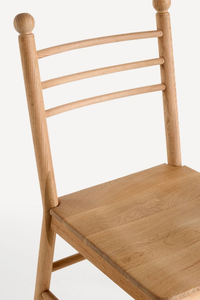 Roma Oak Wood Dining Chair #5