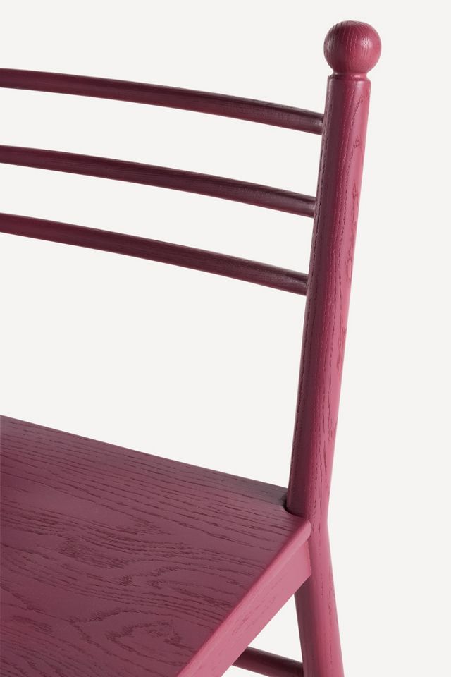 Roma Oak Wood Dining Chair #4