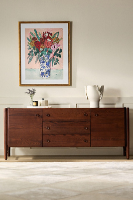 Anthropologie Roma 74" Wood Sideboard