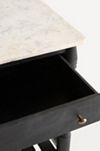 Spindle Marble-Top Kitchen Island