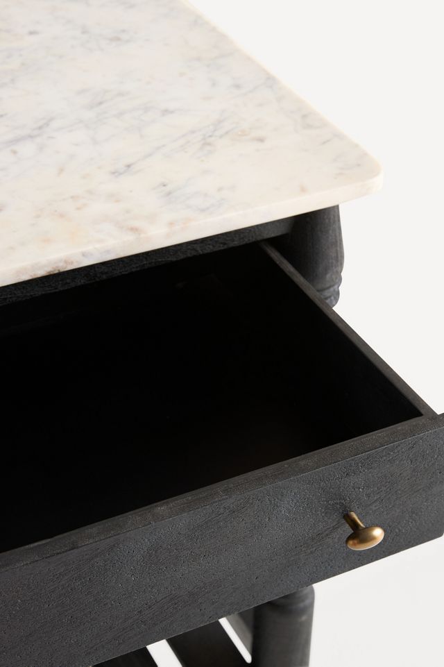 Spindle Marble-Top Kitchen Island #7