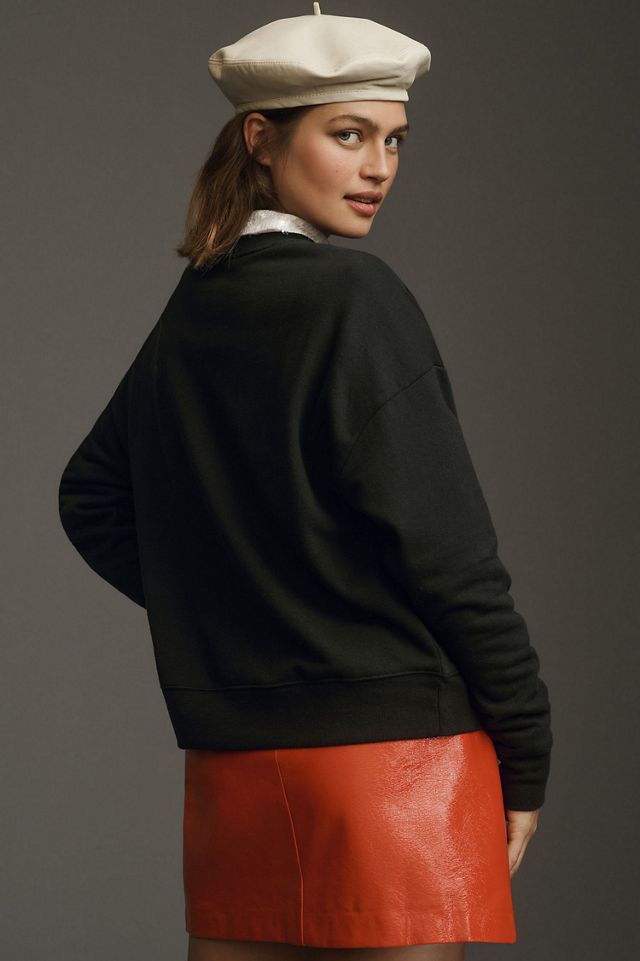 Maeve Bonne Année Varsity Crew Pullover #1