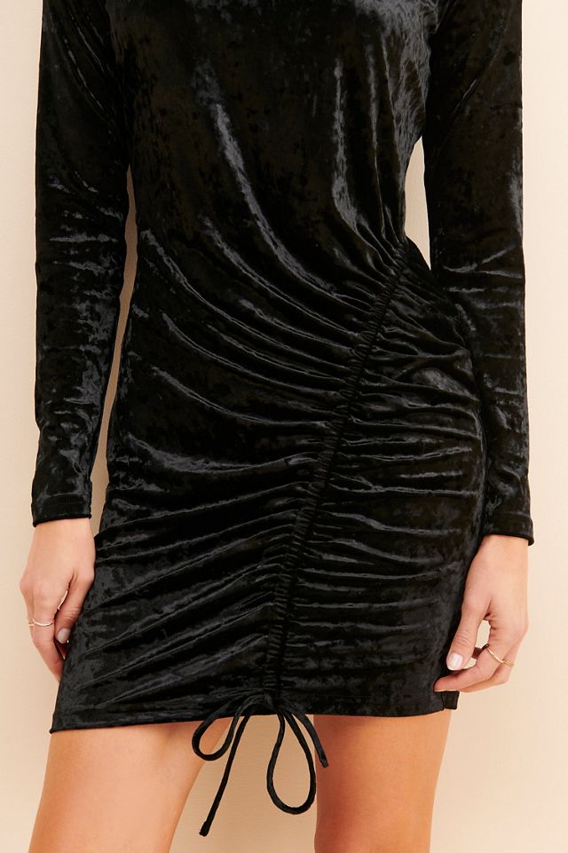 Bellevue Crushed Velvet Mini Dress #2
