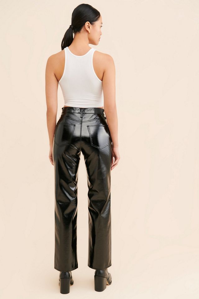 Pistola Cassie Coated Vegan Leather Jeans #1
