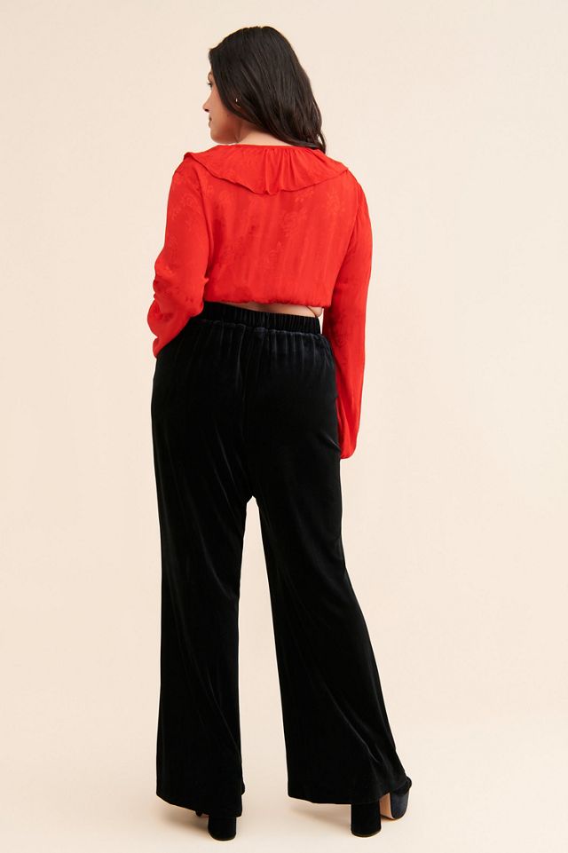 Eloquii Flare Leg Tuxedo Trousers #1