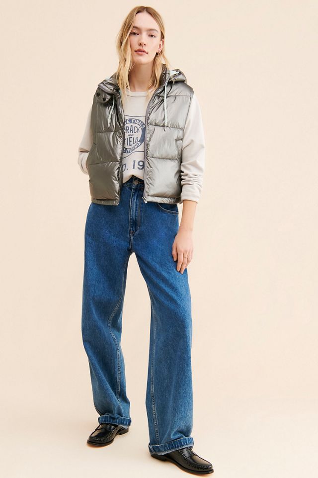 Pilcro Metallic Hooded Vest #3
