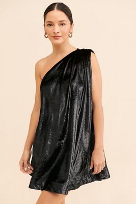Hutch Printed One-Shoulder Gown | Anthropologie