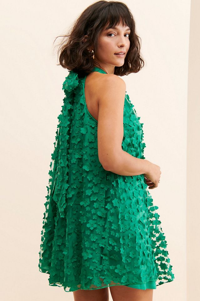 Eva Franco Floral Textured Mini Dress #1
