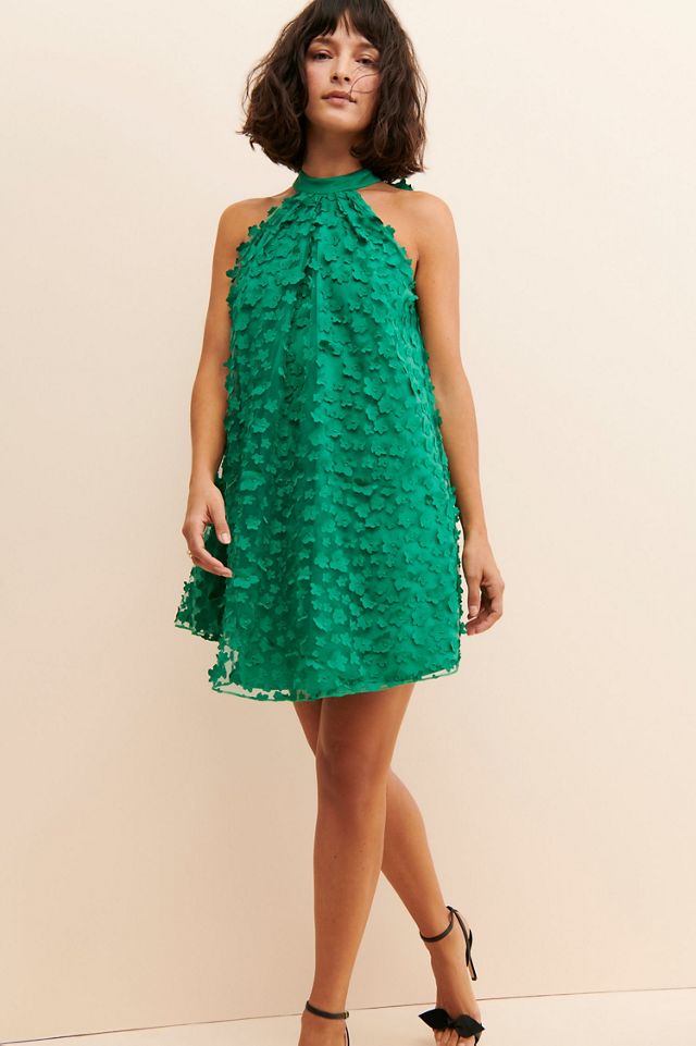 Eva Franco Floral Textured Mini Dress #3