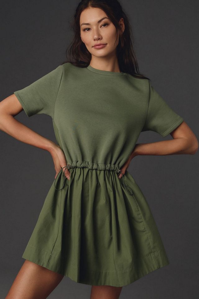 Pilcro Short-Sleeve Sweatshirt Twofer Mini Dress #2