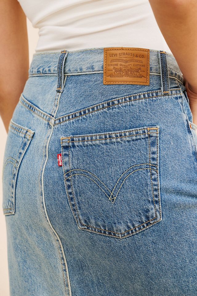 Levi's Patch Button Midi Skirt #1