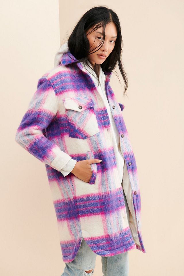 [BLANKNYC] Prime Time Plaid Shirt Jacket #2