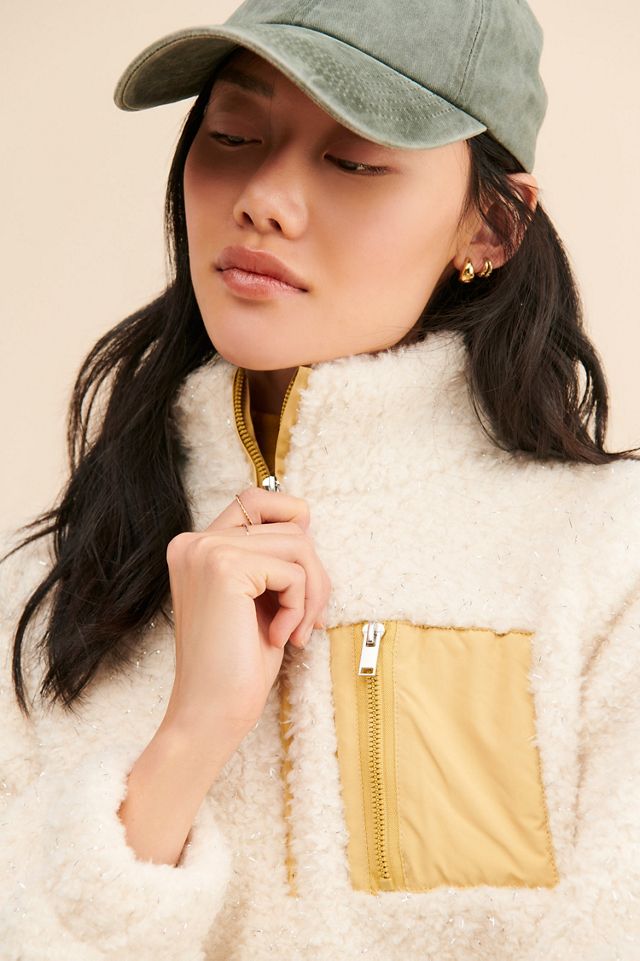 Greylin Frankie Sherpa Half Zip Pullover #1
