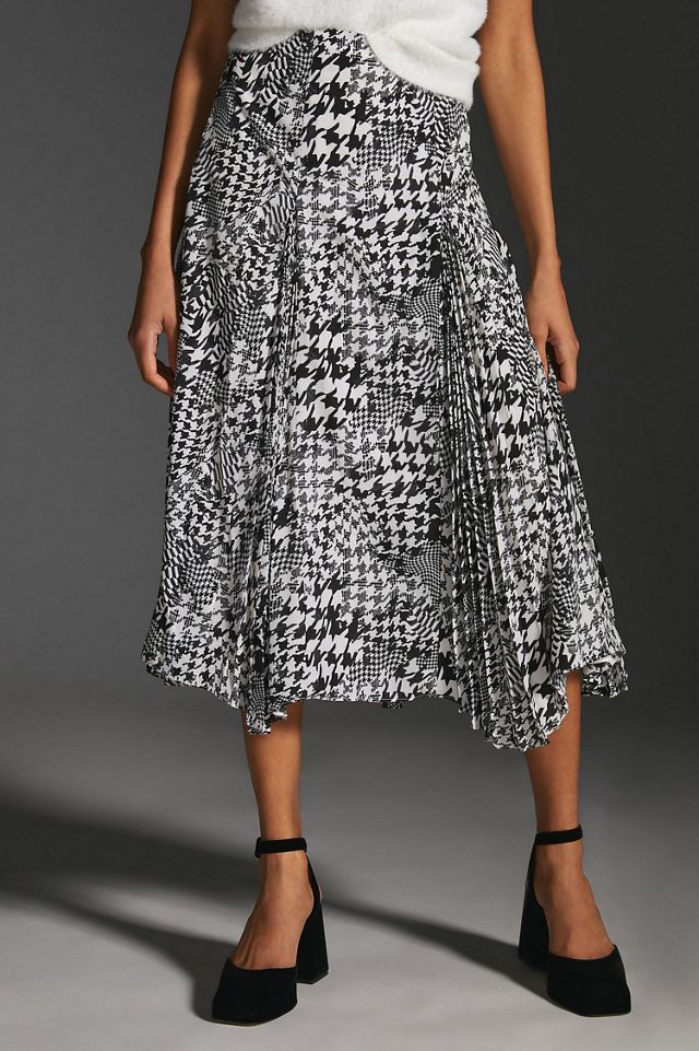 Maeve Houndstooth Midi Skirt #3