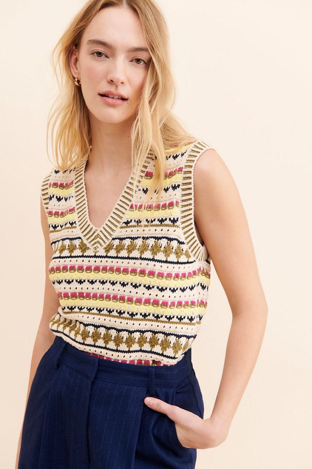 Scotch & Soda Mixed Stich Sweater Vest #2