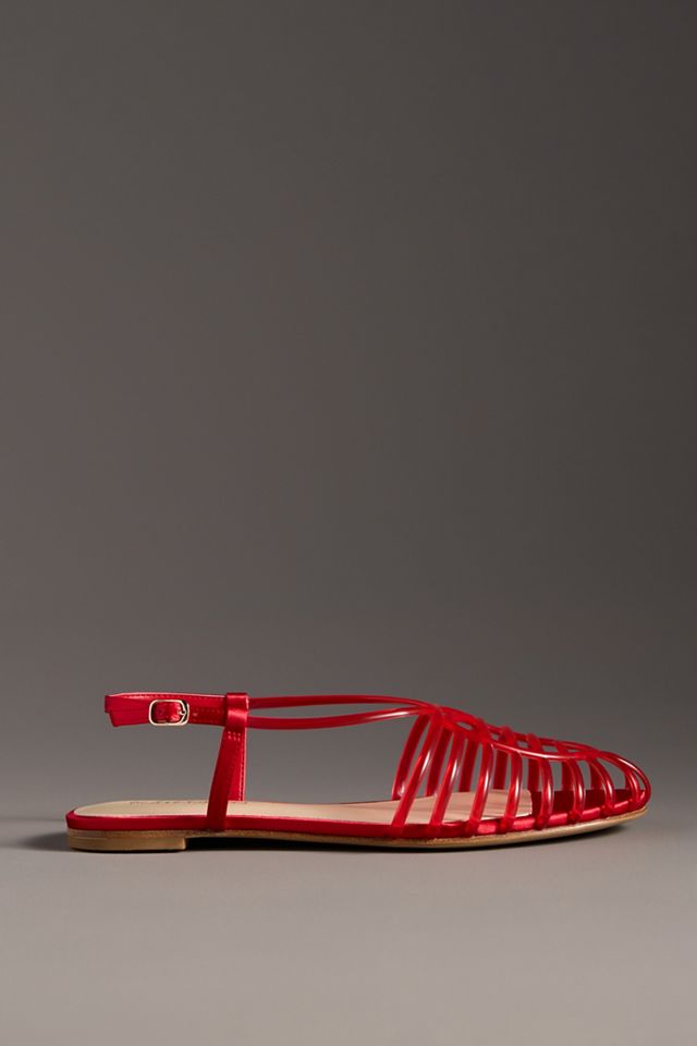 For Love & Lemons Penny Strappy Flats #1